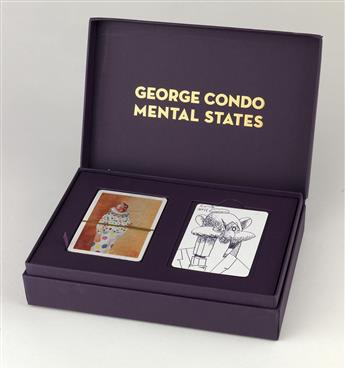 GEORGE CONDO Untitled (Mental States Playing Card Drawing).